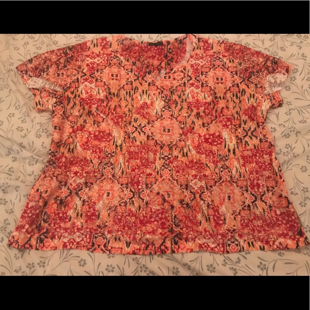 Napa Valley Embellished Print Top